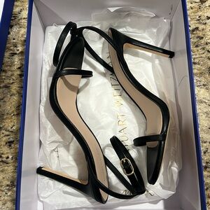 Stuart Weitzman Black Dancer 95 sandal
